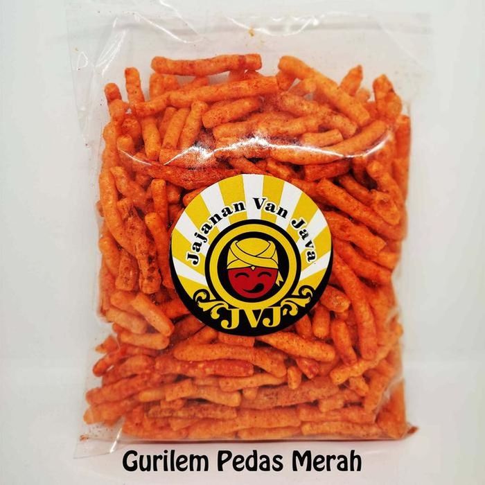 Kerupuk Merah Pedas 150g